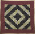 Amish log cabin barn raising quilt
