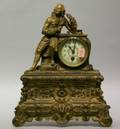 Rococostyle Giltmetal Mantel Clock