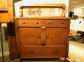 Late Victorian Oak Mirrored Sideboard