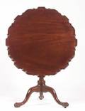 George III Mahogany Piecrust Tilttop Tripod Table