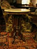 Victorian Marbletop Walnut Table