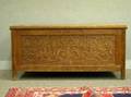 Carved Wood Cedarlined Storage Chest
