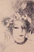 Marie Laurencin French 18831956 Jeune Fille Couonnee de Fleurs