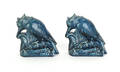 Pair of Rookwood pottery bookends