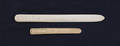Two Northwest coast bone letter openers