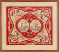 Cleveland and Thurman political handkerchief