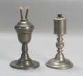 Two Pewter Lamps