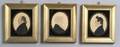 Attibuted to Rufus Porter American 17921884 Three Miniature Edwards Family Portraits