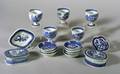 Sixteen Canton Porcelain Tableware Items