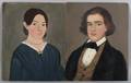 Attributed to William Matthew Prior New England and Baltimore 18061873 Portraits of a Young Man and Woman