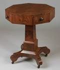 Classical Mahogany Veneer Drum Table