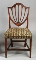 Federal Mahogany Inlaid Pedestalback Side Chair
