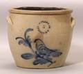 Cobalt Decorated Salt Glazed Stoneware Jar
