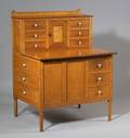 Shaker Cherry Birch Ash and Figured Maple Sewing Desk