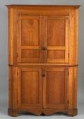 Federal Cherry Corner Cupboard