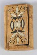 Paint Decorated Fruitwood Patchbox