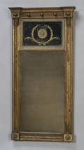 Federal Giltwood and Eglomise Mirror