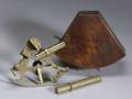 Miniature Brass Sextant By Banks