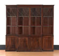 George III mahogany breakfront