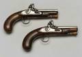 Pair Of Irish Flintlock Pocket Pistols