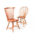Pair of birdcage windsor chairs