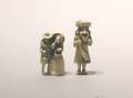 Two Japanese Carved Ivory Westerner Netsukes