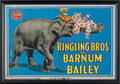 Three lithograph posters for  Ringling Brothers and Barnum  Bailey Circus