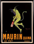 French lithograph poster by Leonetto Cappiello for Maurin Quina