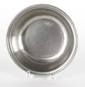 Philadelphia Love pewter basin late 18th c