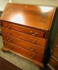 Chippendale Walnut Slantlid Desk