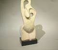 R Farber White Composition Abstract Sculpture of a Female Torso