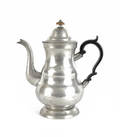 New York pewter coffee pot ca 1840
