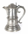 Albany New York pewter flagon ca 1850