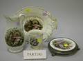 Ten Assorted Pratt Seashell Transfer Decorated Ceramic Items
