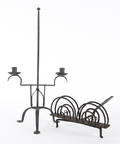 Wrought iron revolving toast rack