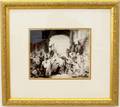 After Rembrandt Etching Procession of Mordechai