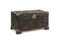 Carved camphor wood storage chest