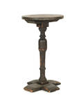 Queen Anne style primitive candlestand