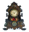 Terhune  Edwards iron front mantle clock