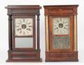 Two shelf clocks by Sperry  Shaw and EM Welch