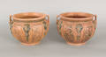 Pair of Roseville jardinires