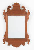 Chippendale style mahogany mirror