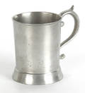 Boston Massachusetts pewter mug ca 1855