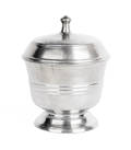 Connecticut pewter sugar bowl attributed to Thomas Danforth II ca 1770