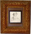 Rembrandt First State Etching Old Man with Cap