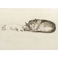 Cecil Charles Windsor Aldin British 18701935 Lot of Two Dog Prints The Sleeping Pekinese
