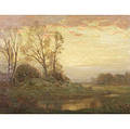 William S Robinson American 18611945 October Sunset