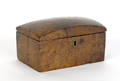 Burlwood dresser box 19th c