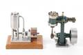 Two Small Live Steam Engine Models