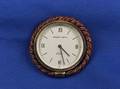 18kt Gold and Leather Travel Clock